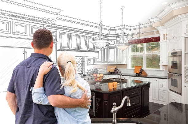 Professional Kitchen Island Installation technician working in Irving, TX